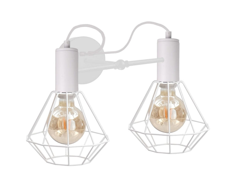 Keter Lighting Lars 2L wall sconces E27 H 27.0cm