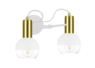 Keter Lighting Arne 2L wall sconce lamp E27 H 25.0cm