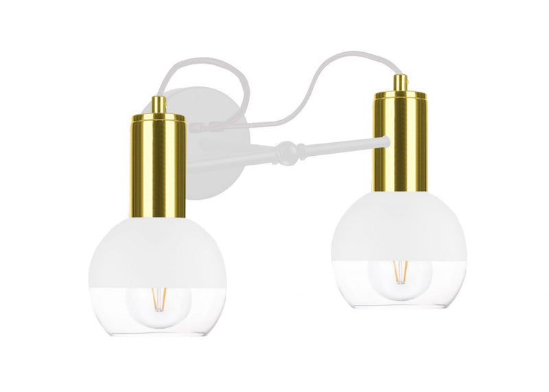 Keter Lighting Arne 2L wall sconce lamp E27 H 25.0cm