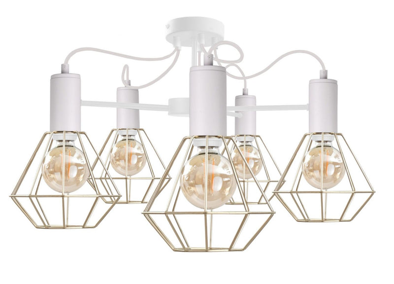 Keter Lighting Lars 5L ceiling lamps E27 H 39.0cm