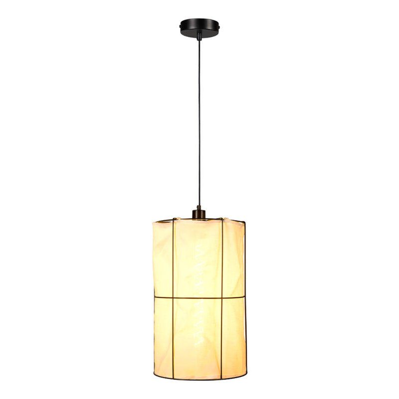 Marinero Pendant 1xE27 Max.15W Led Black/White Linen