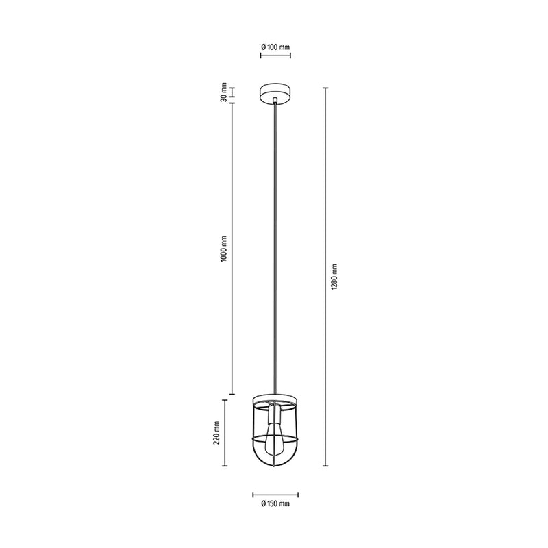 Netuno Wall Lamp/Ceiling Lamp 2xE27 Max.15W Led Oiled Oak / Black