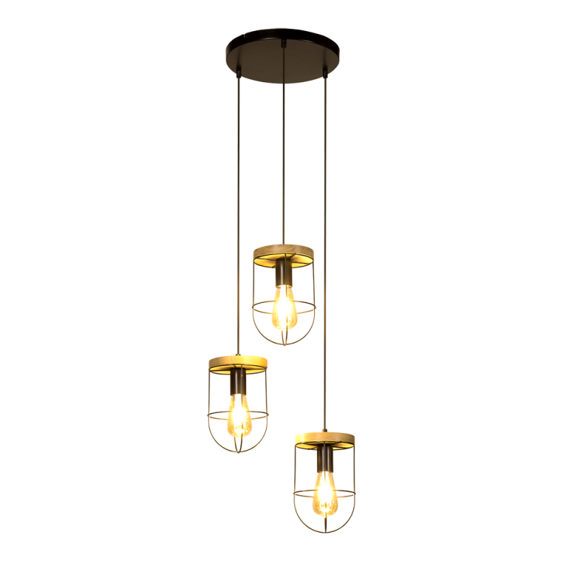 Britop Lighting Netuno 3L pendant lamp E27, H 128cm