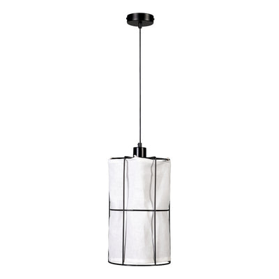 Marinero Pendant 1xE27 Max.15W Led Black/White Linen