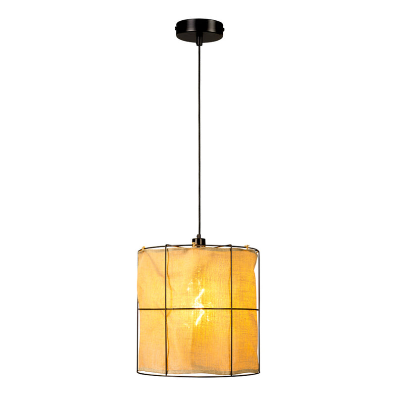 Marinero Pendant 3xE27 Max.15W Led Black/White Linen