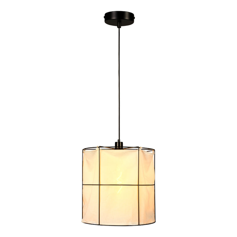 Marinero Pendant 1xE27 Max.15W Led Black/White Linen