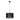 ROTO pendant lamp 1L, D35 black, E27