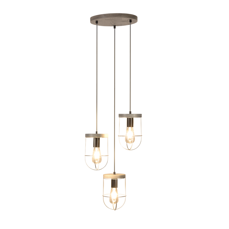 Britop Lighting Netuno 3L pendant lamp E27, H 128cm