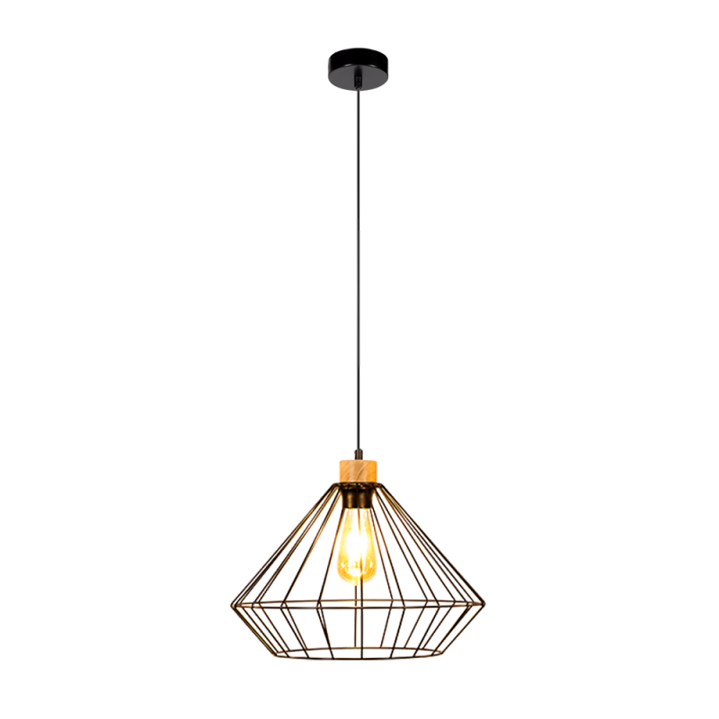 Britop Lighting Raquelle Lámpara colgante 1L E27, P 40cm