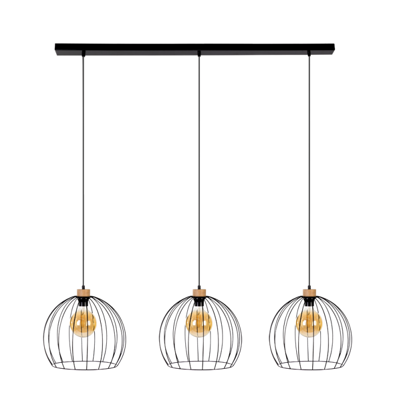 Britop Lighting Coop 3L plafonnier à suspension linéaire E27 W 117cm