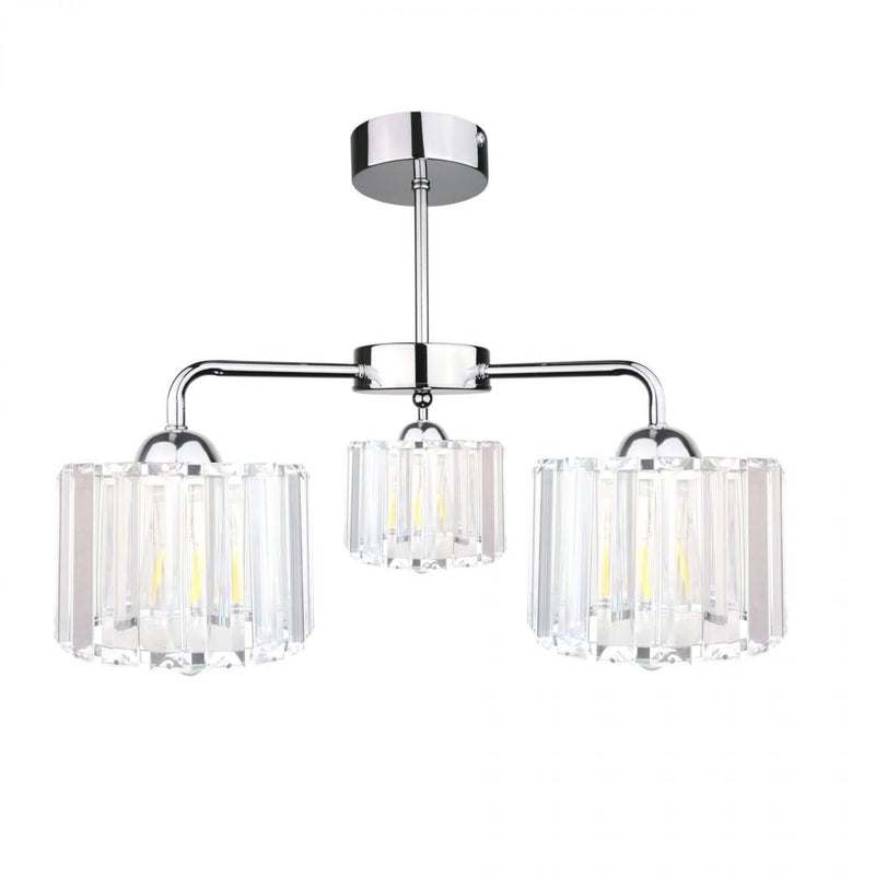 Keter Lighting Deco 3L chandelier E27 H 33.0cm