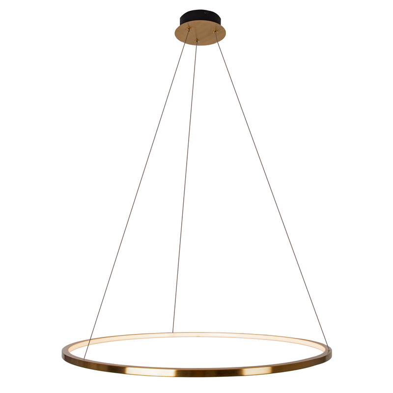 Maxlight Queen 1L pendant lamp LED, gold, D 70 cm