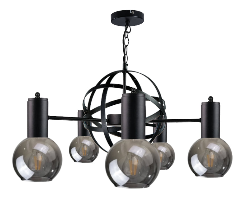 Keter Lighting Planet 5L chandeliers E27 H 110.0cm