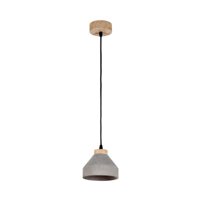 Tristan Pendant 1xE14 Max.40W Oiled Oak/Black/Gray