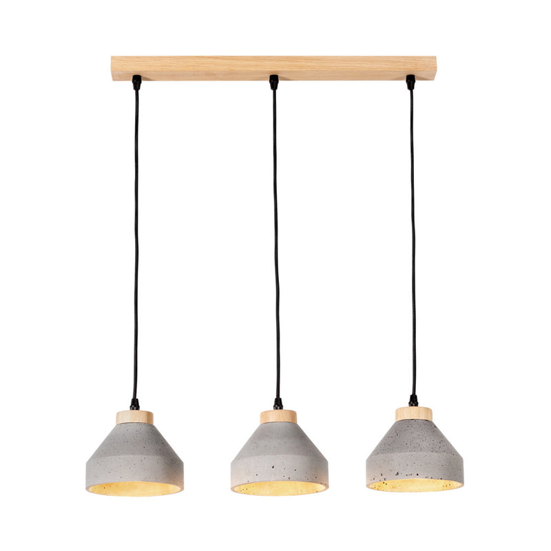 Britop Lighting Tristan 3L plafonnier à suspension linéaire E14, L 52cm