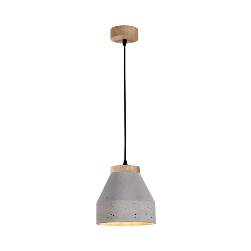 Britop Lighting Tristan 1L Pendelleuchte Beton E27, D 20cm