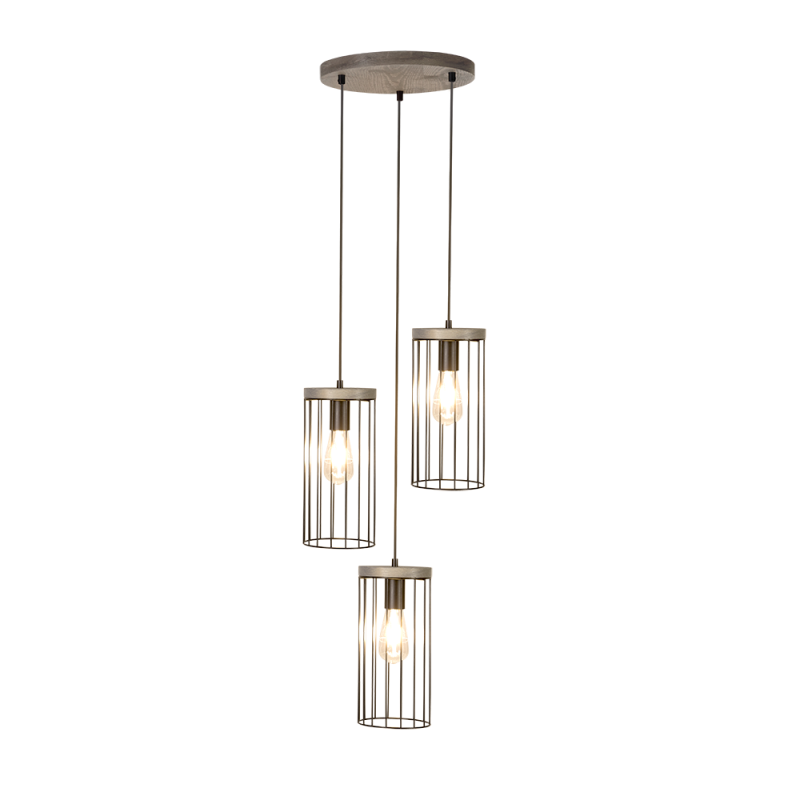 Britop Lighting Timeo 3L pendant lamp E27, H 135cm