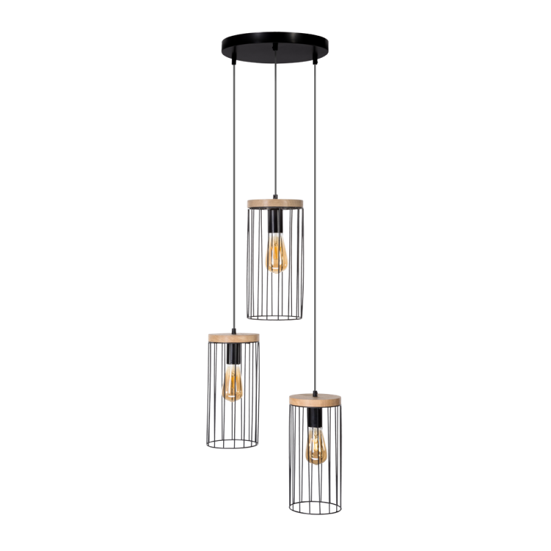 Britop Lighting Timeo 3L pendant lamp E27, H 135cm