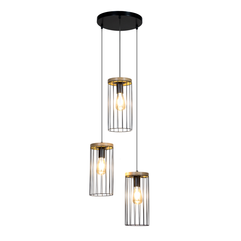 Britop Lighting Timeo 3L suspension E27, H 135cm