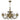 Chandelier Lemir Kandelabr 12xE14 steel patina