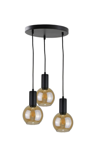 Keter Lighting Jantar 3L pendants E27 H 120.0cm