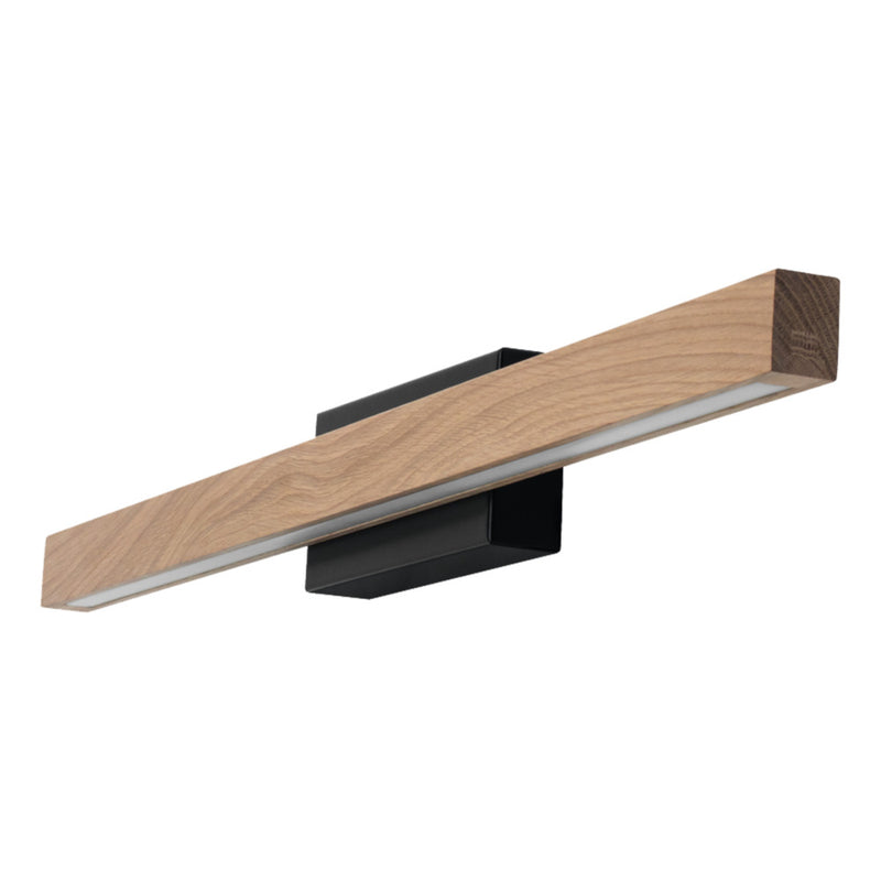 Aqua Viva Wall Lamp 1xLED 24V Integrated 9W Black/Oiled Oak