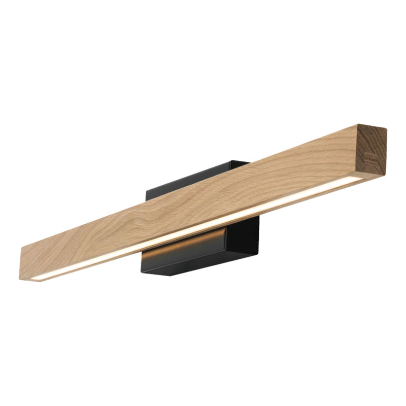 Aqua Viva Wall Lamp Incl. 1xLed 24V Integrated 6W Black/Oiled Oak IP44