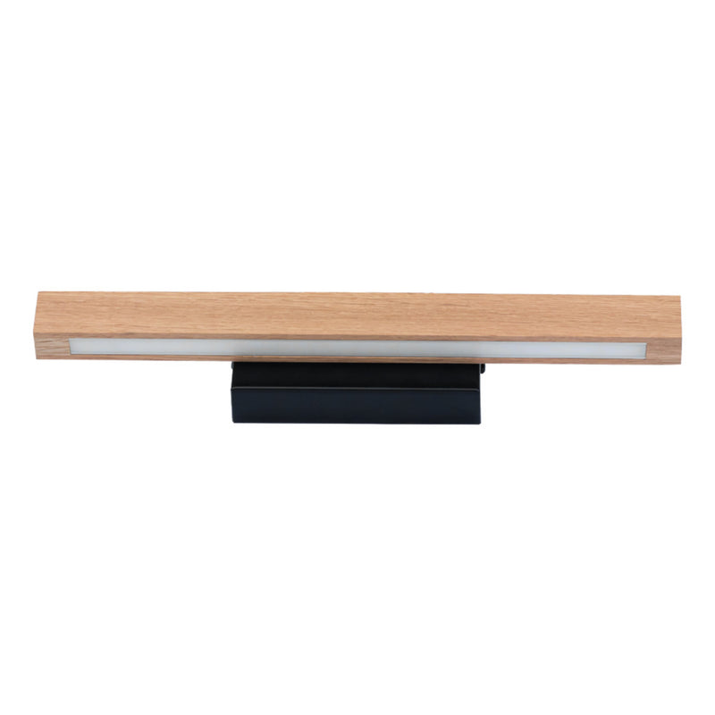 Aqua Viva Wall Lamp Incl. 1xLed 24V Integrated 6W Black/Oiled Oak IP44