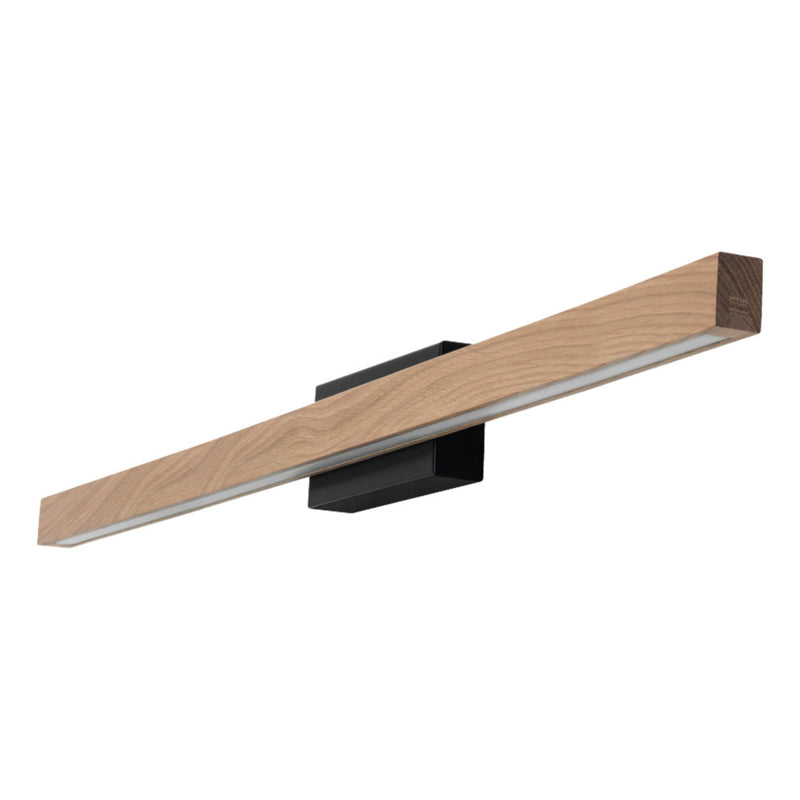 Aqua Viva Wall Lamp 1x Led 24V Integrated 12W Black/Oiled Oak IP44