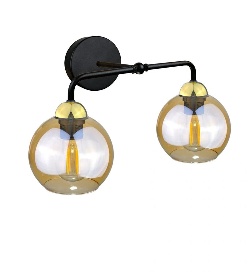 Keter Lighting Melle 2L wall sconces E27 H 25.0cm