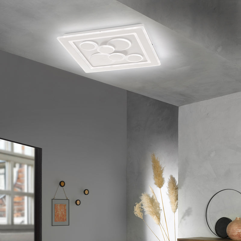 Lampada da soffitto Fischer & Honsel Ratio 1L con montaggio a incasso l 50 cm, LED bianco