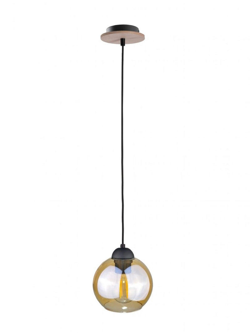 Keter Lighting Ambre 1L pendant lamp E27 H 120.0cm
