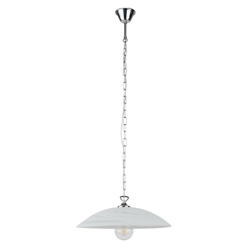 Sydney Pendant Lamp 1xE27 Max.60W Satin/White