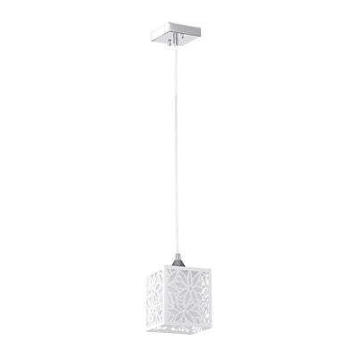 Anika Pendant 1xE27 60W Chrome/White