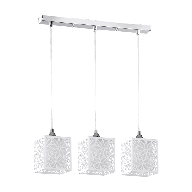 Anika Pendant 3xE27 60W Chrome/White