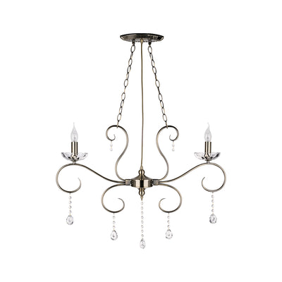 Maestra Chandelier 2xE14 40W Patina/Transparent