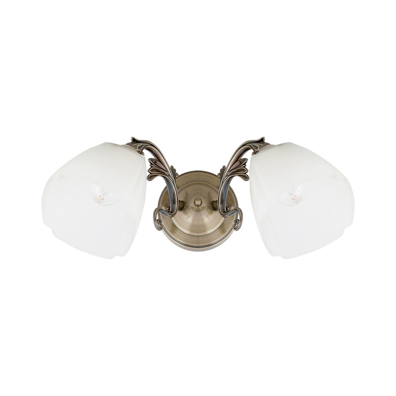 Venosa Wall Lamp 2xE27 Max.60W Patina/White