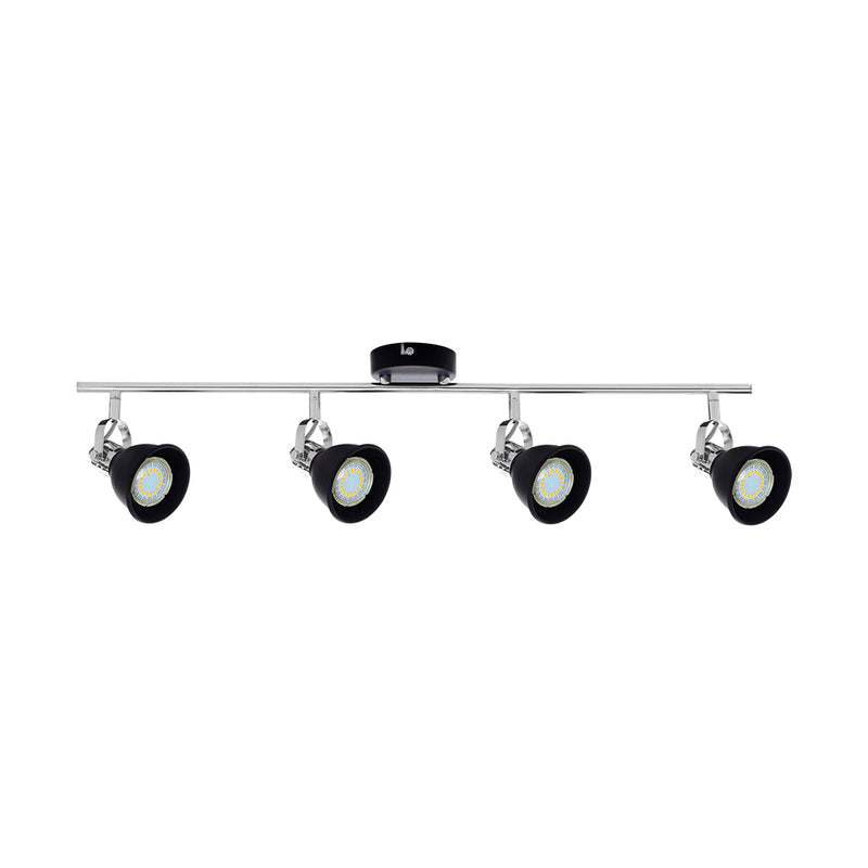 Anita Ceiling Lamp 4xGU10 Max.50W Black/Chrome