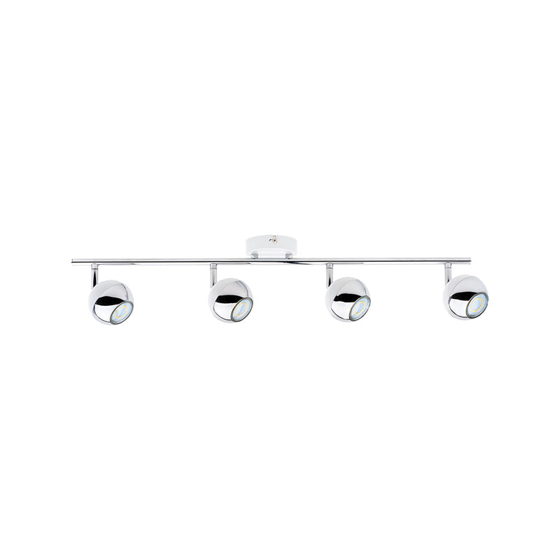 Bianca Ceiling Lamp 2xGU10 50W Black/Chrome