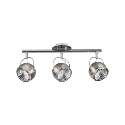 Ball Ceiling Lamp incl. 3xGU10 LED 6W Satin