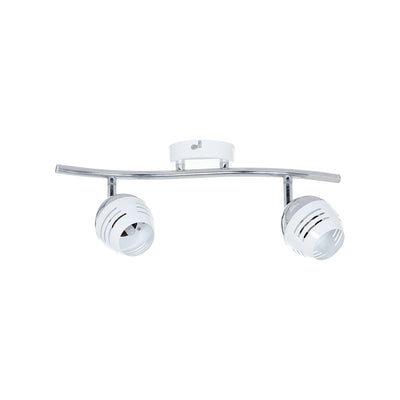 Hypnos Ceiling Lamp Incl.2xG9 Max.28W Chrome/White