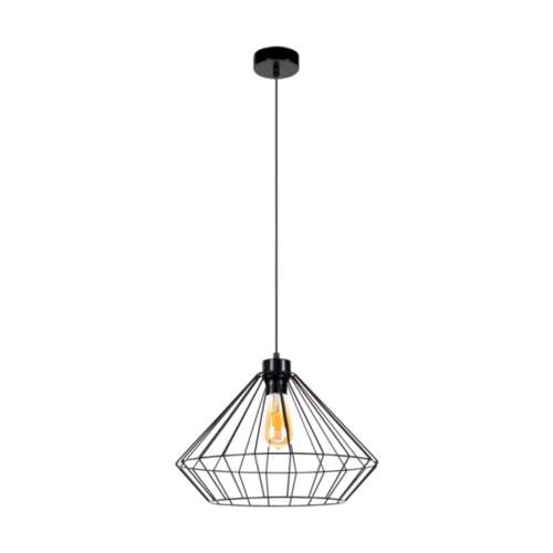 Raquelle Pendant Lamp 3xE27 Max.60W Black/Black PVC