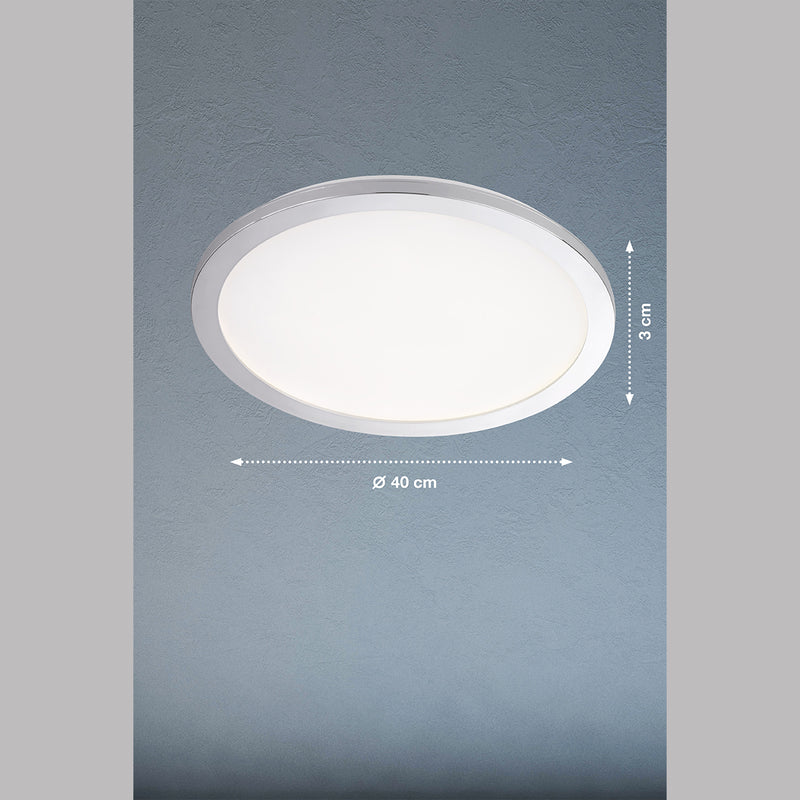 Fischer & Honsel Gotland 1L Unterputz-Deckenleuchte D 30-40cm LED