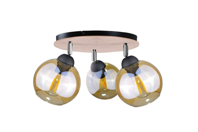 Keter Lighting Thea 3L pendant lamp E27 H 22.0cm