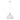 Pendant lamp CAP metal white E27 1 lamp