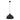 Pendant lamp CAP metal black E27 1 lamp