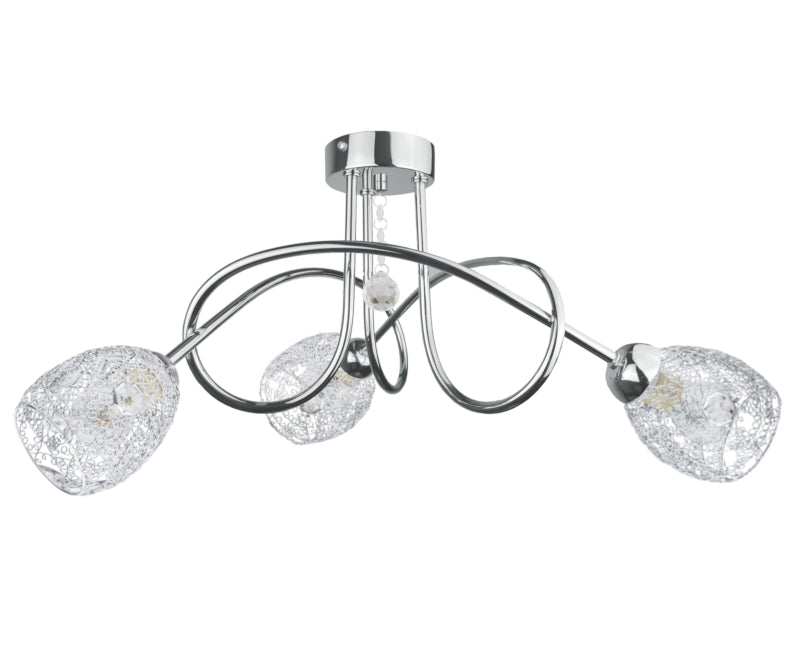 Keter Lighting Twist 3L ceiling lamp E14 H 30.0cm