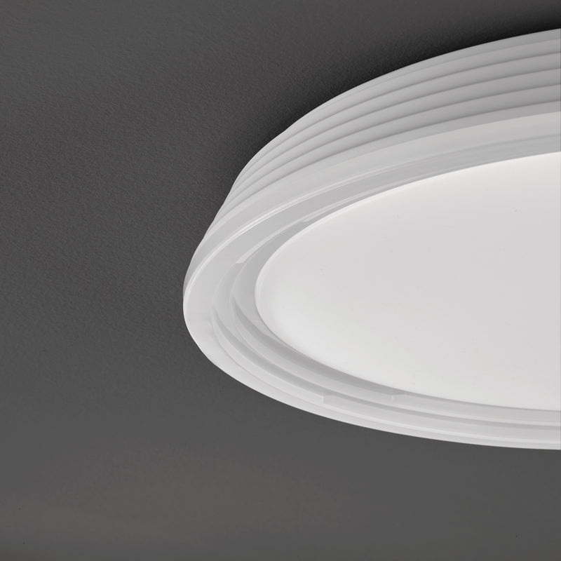 Fischer & Honsel Dua 1L flush mount ceiling lamp D 43cm white LED