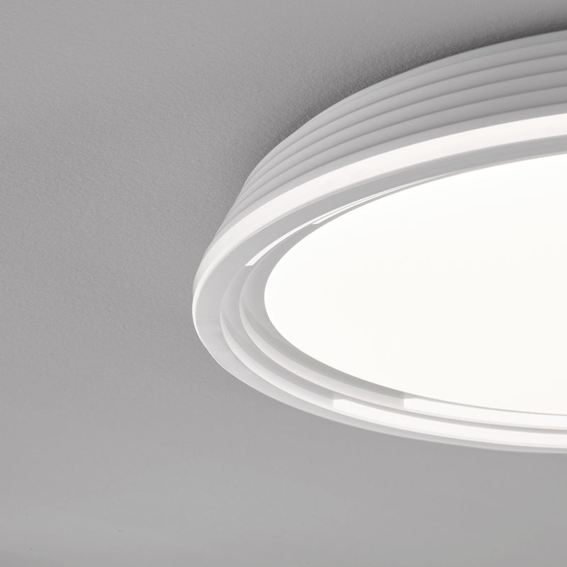 Fischer & Honsel Dua 1L flush mount ceiling lamp D 43cm white LED