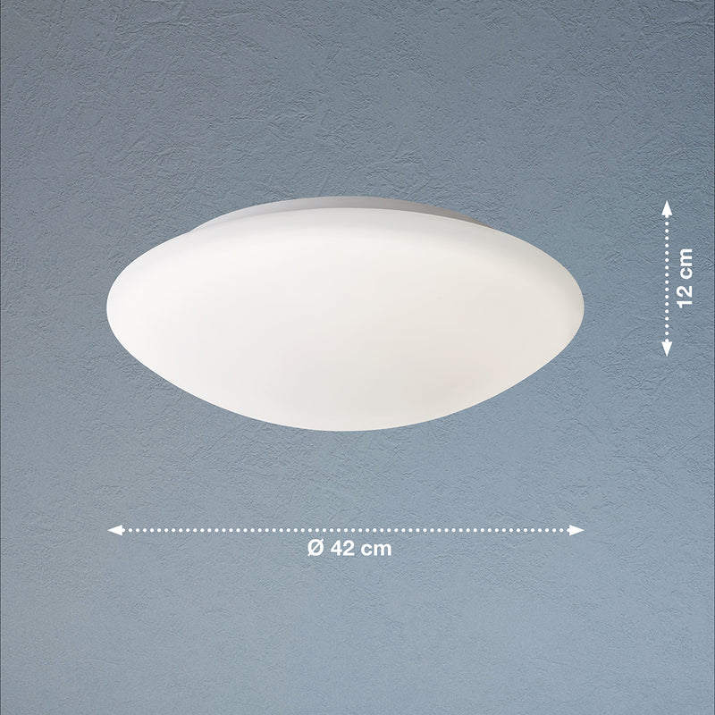 Lampada da soffitto Fischer & Honsel Clara 1L D 42cm, LED bianco